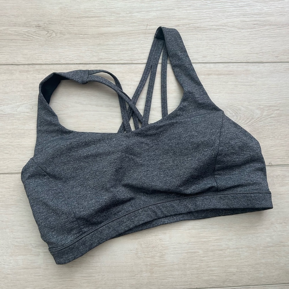 lululemon athletica Strappy Wireless Sports Bra - Charcoal